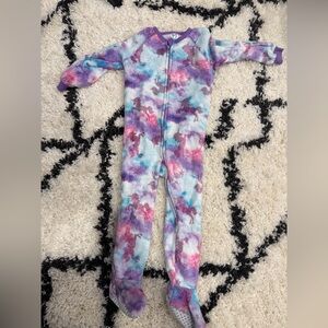 PJ Place Purple and Pink Fleece Onesie-3T